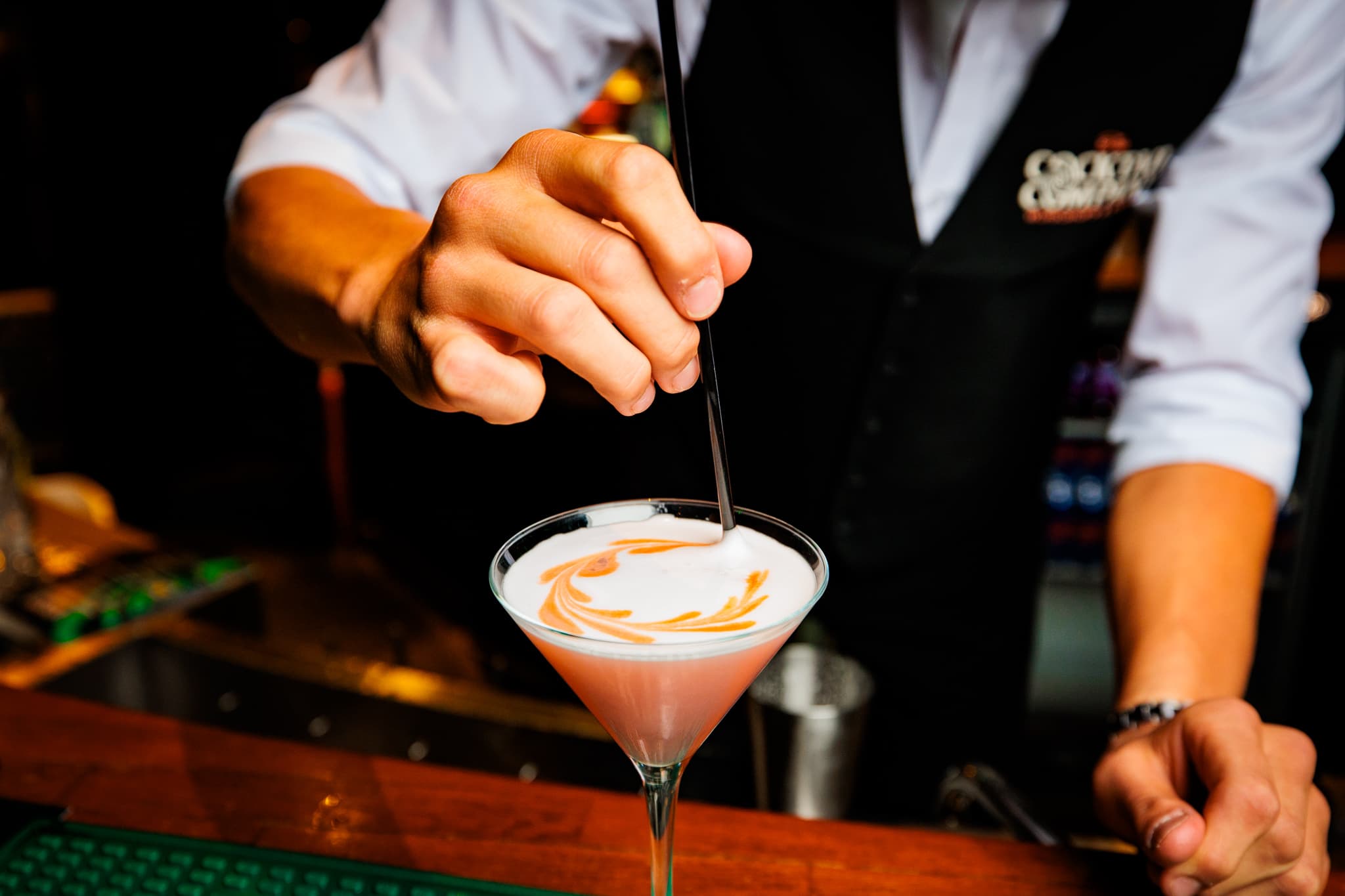 Impressie van een cocktail workshop in brabant