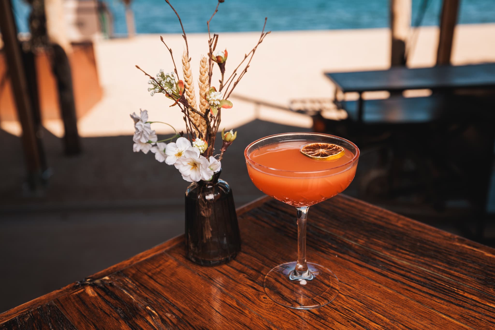 Lekkere cocktail op een bruiloft